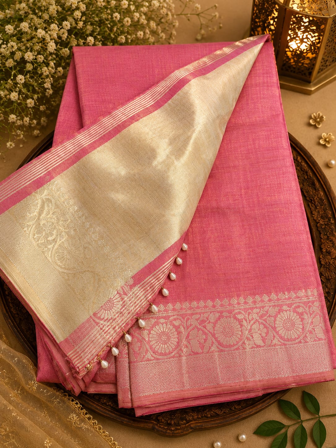 Maheshwari art silk saree