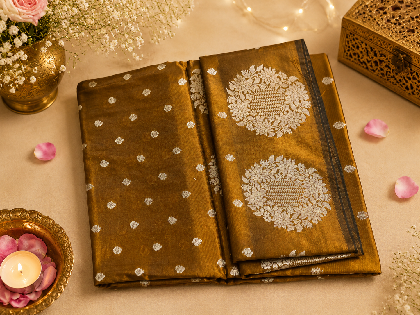 Chiniya silk saree
