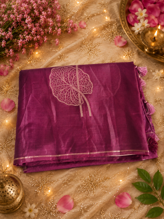 Korean silk saree