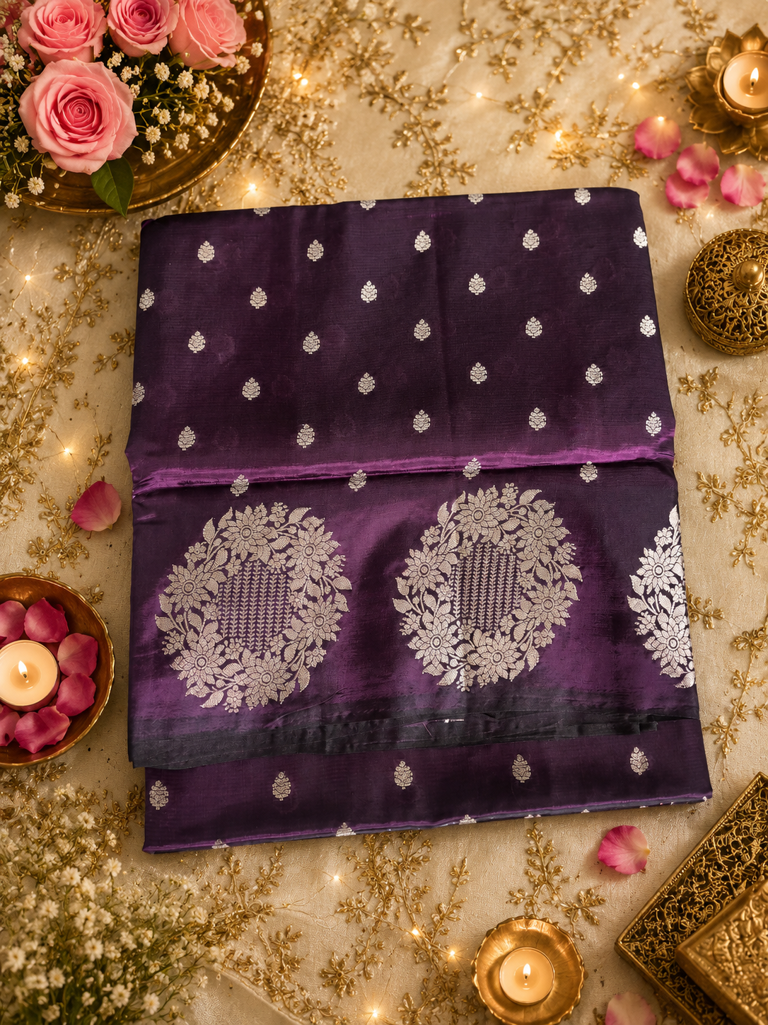Chiniya silk saree