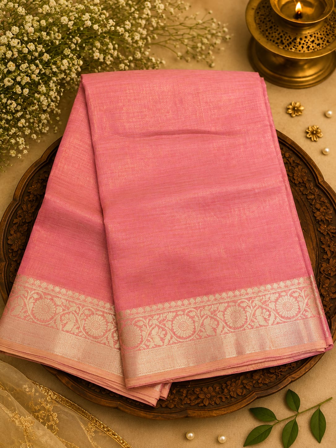 Maheshwari art silk saree