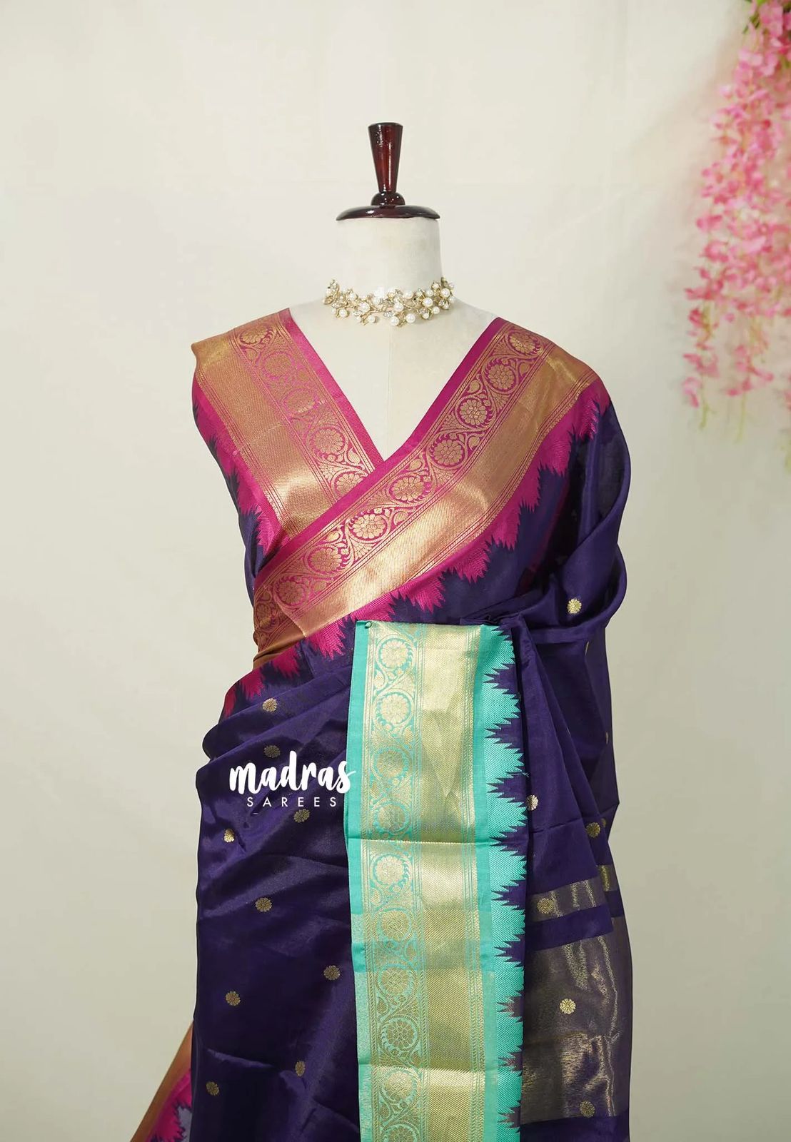 Banarasi semi kathan silk saree