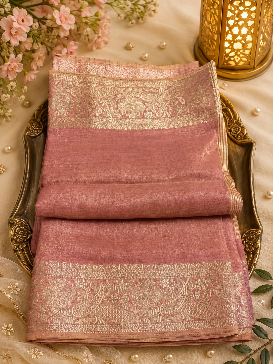 Maheshwari art silk saree